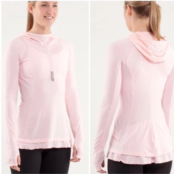 Lululemon Run: In The Sun Pullover Pink Quartz Size 8 - Picture 14 of 14